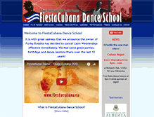 Tablet Screenshot of fiestacubana.ca